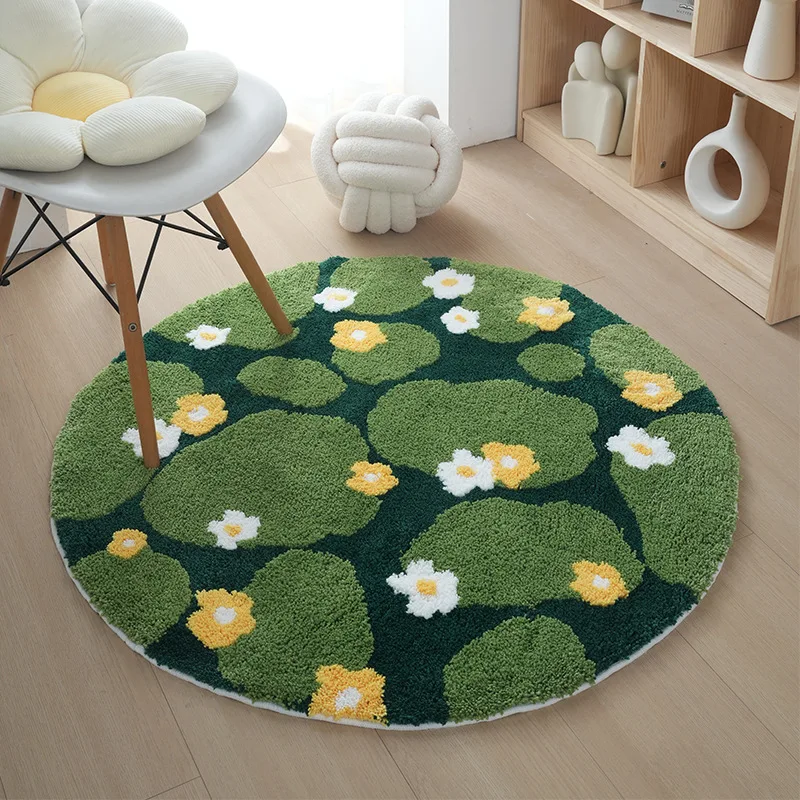 Thickened Washable Flocked Carpet Bedroom Bedside Blanket Living Room Bay Window Pad Sofa Anti-Slip Carpet