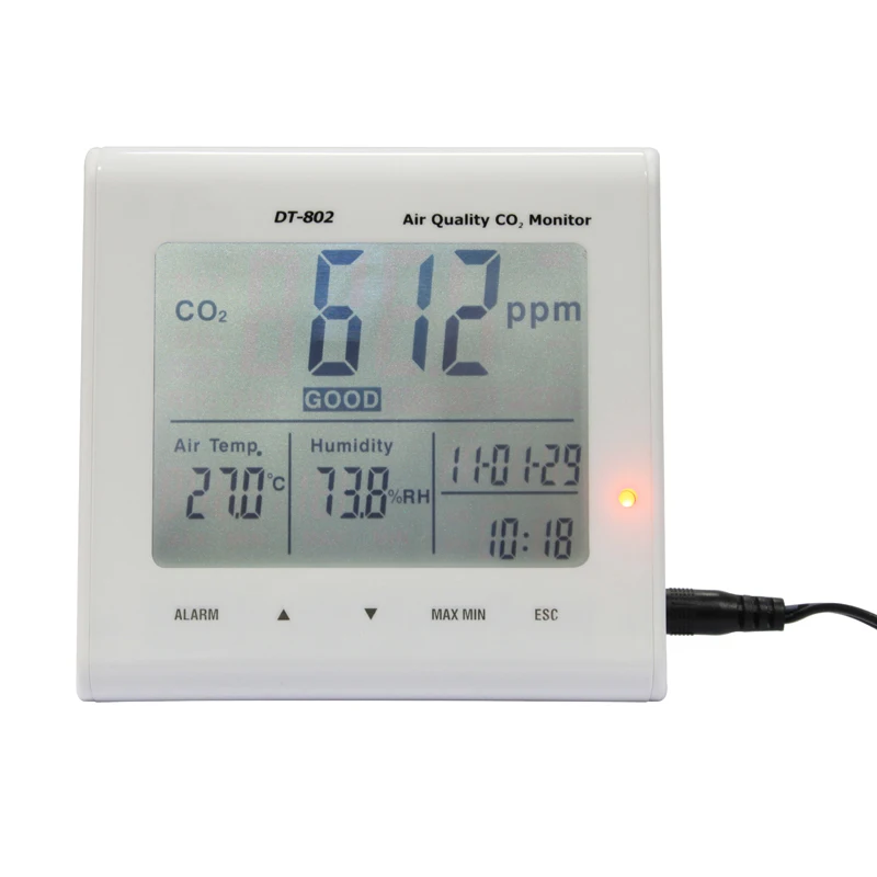 

Carbon dioxide detection Air Quality Monitor CO2 Gas Test instrument