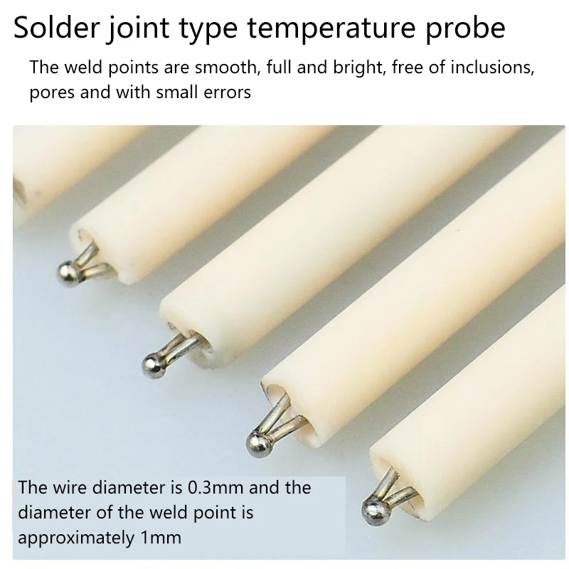 R/S/B type platinum-rhodium thermocouple, 0-1800° high-temperature resistant corundum tube, K-type exposed weld point type