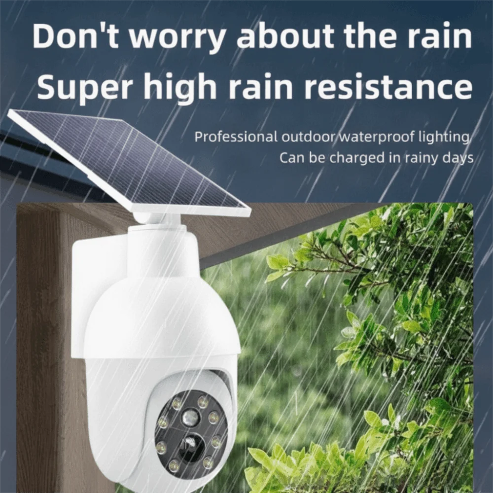 Solar Powered Solar Fake Security Camera Motion Sensor Rotatable Dummy Security Camera 8 LED PIR Infrared Sensor