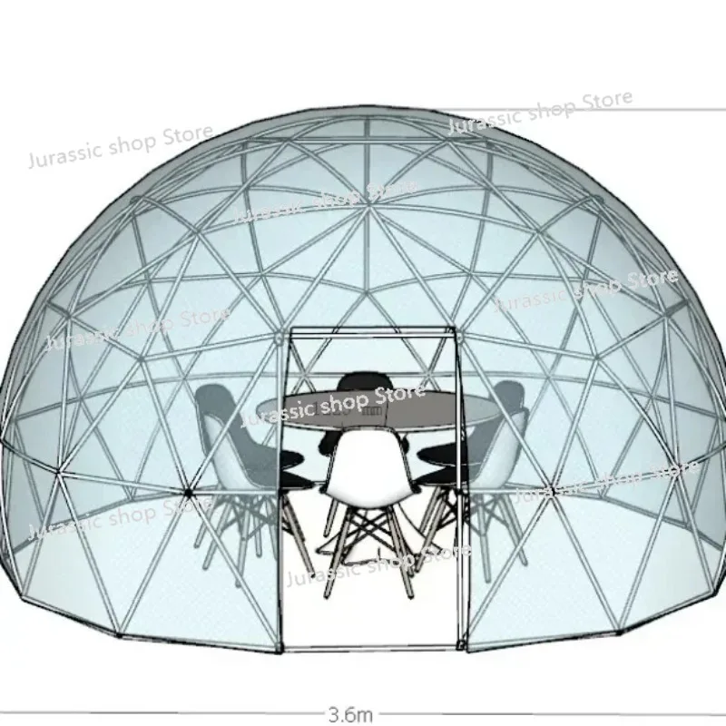

Glamping Resort Tent Dome Greenhouse PC Transparent Camping Geodesic Dome Tents Camping Tent Outdoor Bubble Dome Tent