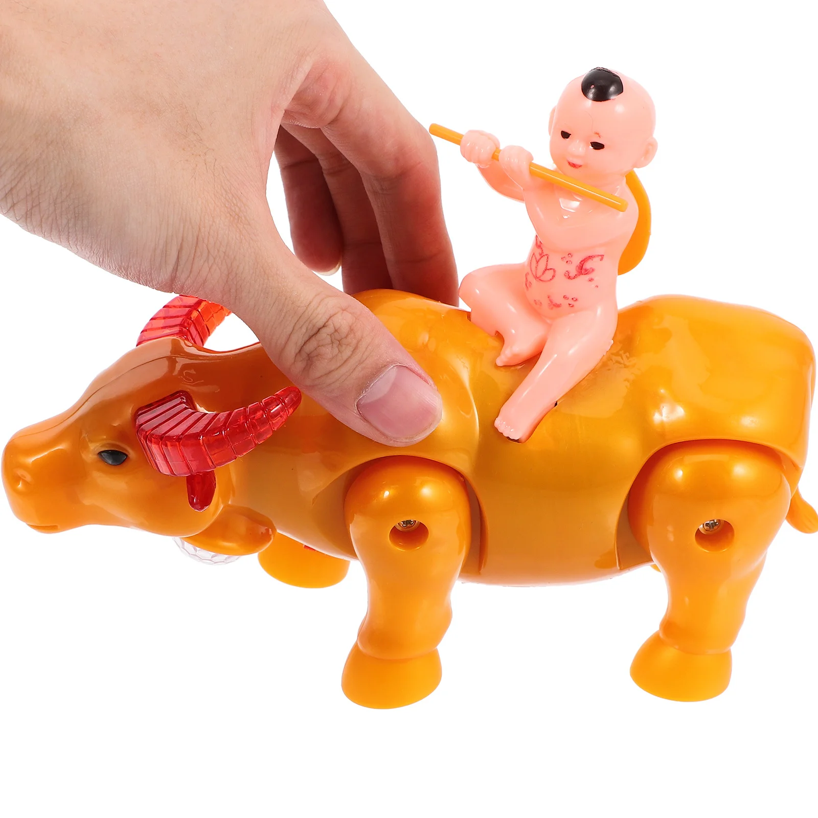 Jouet électrique pour enfants, marche, musique, lumière interactive, dessin animé, cadeau éducatif amusant