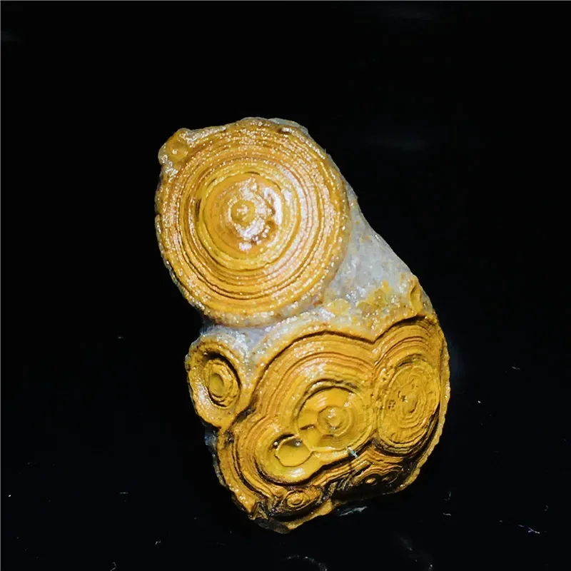 Natural Boutique Coin Stone Eye Stone Mongolia Pretty Agate  Modeling Alashan Gobi Agate Original Stone