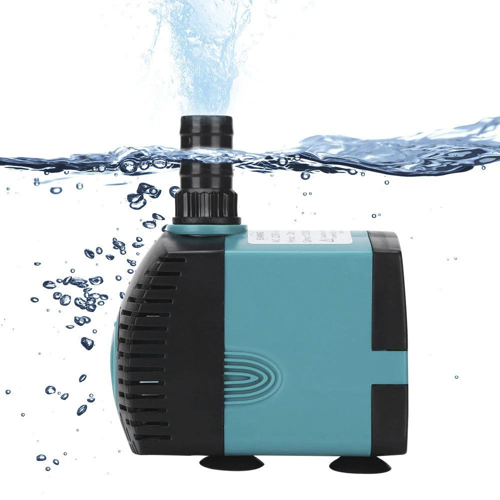 

1Pc 120V-240V Fish Tank Water Fountain Pump Filter 3W-105W Ultra-Quiet Submersible Fish Pond Aquarium Water Circulating Pump