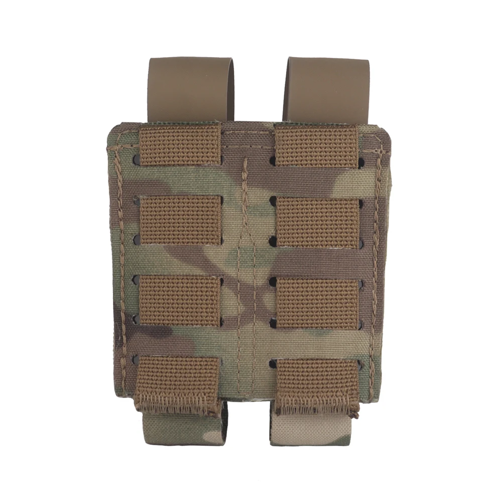 Poche MOLLE Double Chargeur 9mm Pour Airsoft - Armée Double - Camo MultiCam - Neuf