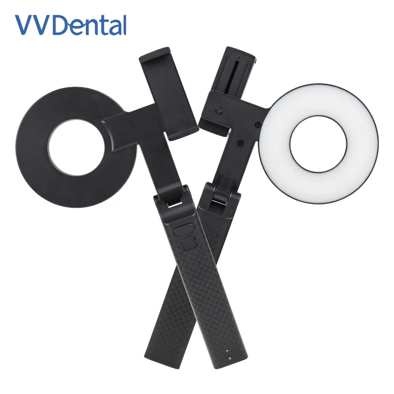 Dental Oral Photography LED Lamp Oral Filling Flash Light Phone Photo Video Flashlight Lighting Bluetooth Twin Flash