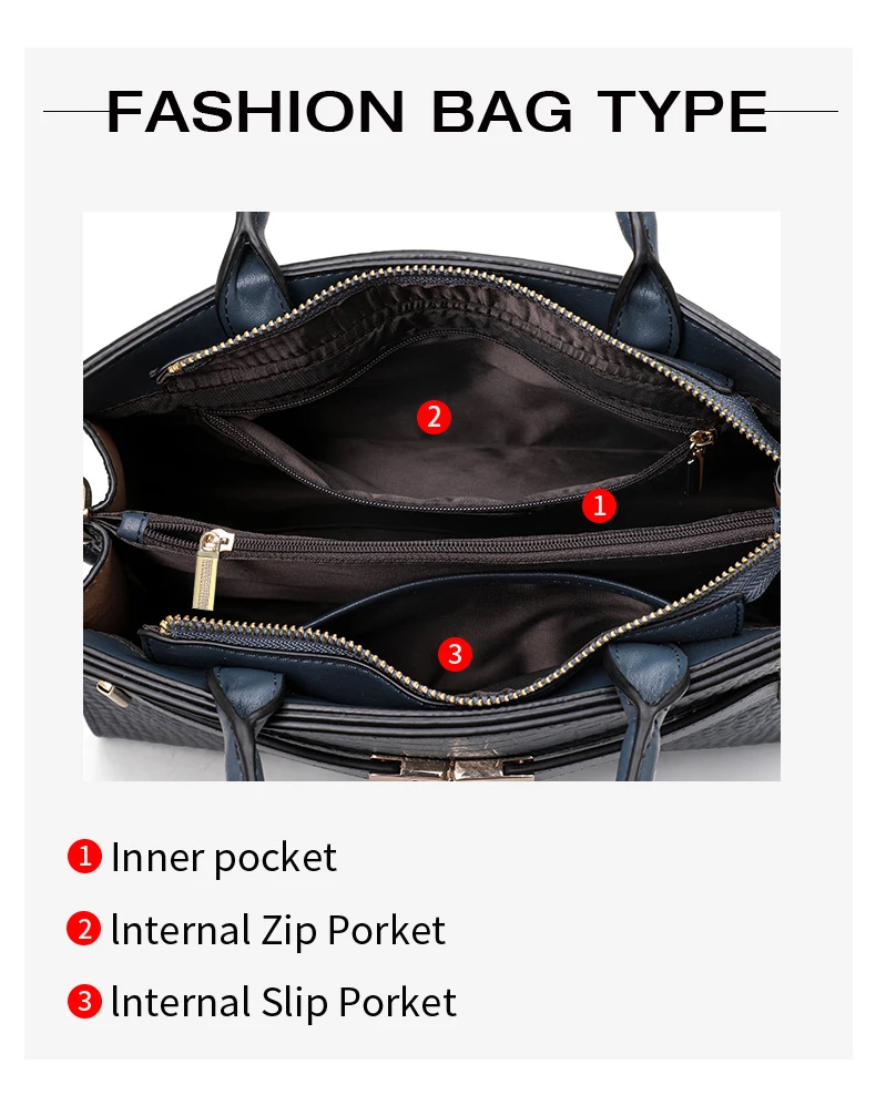 Echte Leder-Handtasche für Damen, Umwandelbar für Umhänge- und Schultertrage, mit Seidenschal, Krokodilmuster-Tragetasche – Detail 5