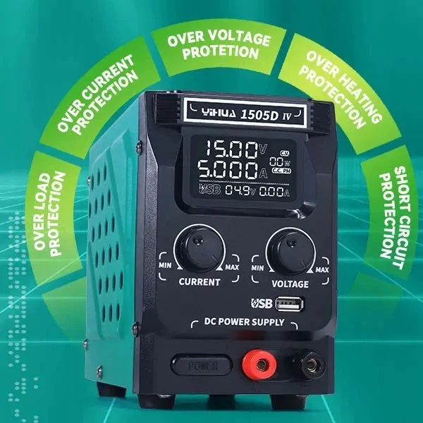 

YIHUA 813 993DM-IV 939D+ IV 1505D-IV 3-in-1 multi-functional rework welding station for component desoldering and soldering