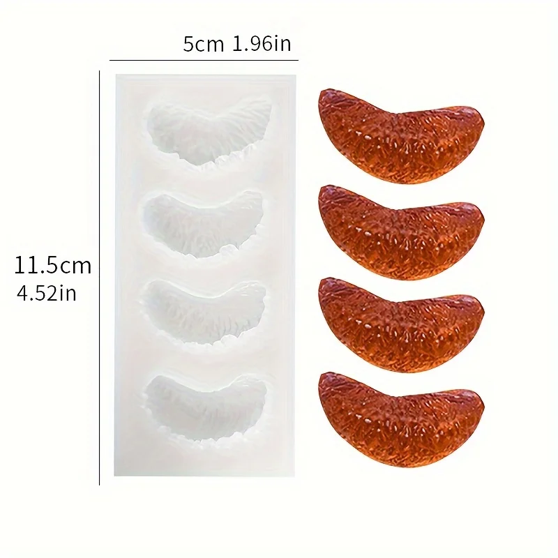 1 piece, baking flower mold creative orange petal carnation flip sugar cake aromatherapy candle small flower silicone mold