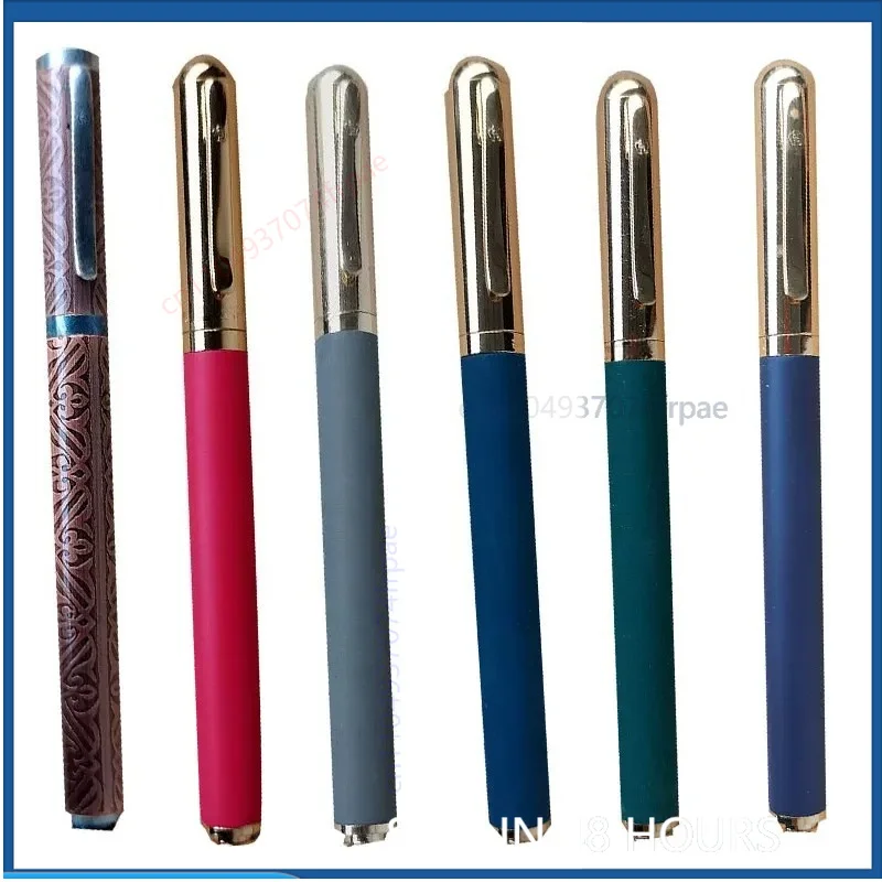 

For HERO 395 90s Vintage Fountain Pen Solid Copper Barrel Exposed Iridium Nib Smooth Writing Collectible Stationery（2pcs）