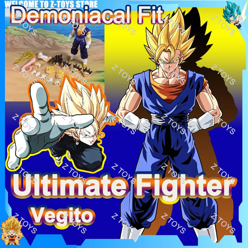 

In Stock Shf Dragon Ball Z Super Saiyan Vegito Articulated Action Figure With Replaceable Heads Hands Collectible Anime Gift