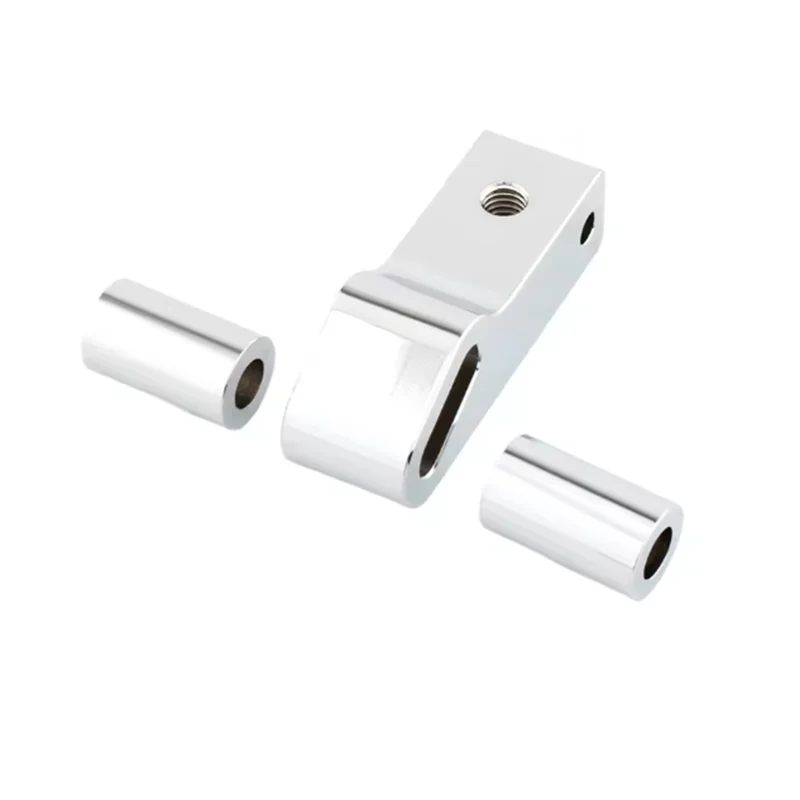 

НОВЫЙ-мотоцикл для Davidson Dyna Fat Bob FXDF 2008-2017, комплект расширения для крепления фар, обтекатель, серебристая отделка