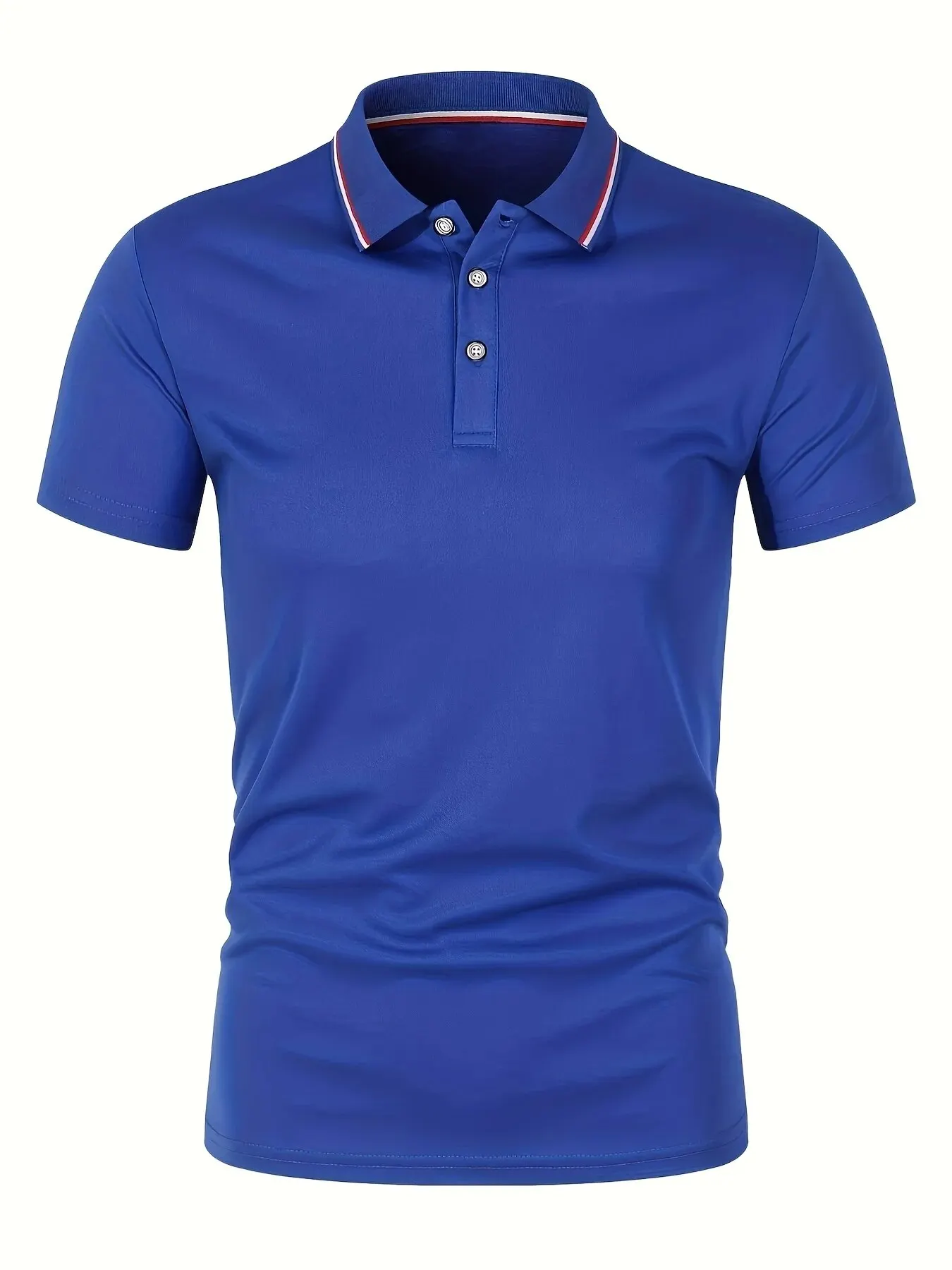 2025 Hot Sale Men's Summer Casual Breathable Comfortable Polo Shirt Men's Solid Color High Quality Short Sleeve T-Shirt 22 S4a364449c3e344a29a21d860a114b7ddo