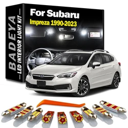LED Interior Light Indoor Bulb Kit For Subaru Impreza 1990-2021 2022 2023 Car LED Map Dome Trunk Vehicle Lamp Canbus Accessories