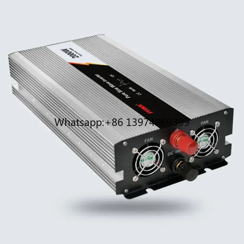 Jyins CE 2000W Pure Sine Wave Solar Power Inverter Single Output 12/24/48V to 110V/230V