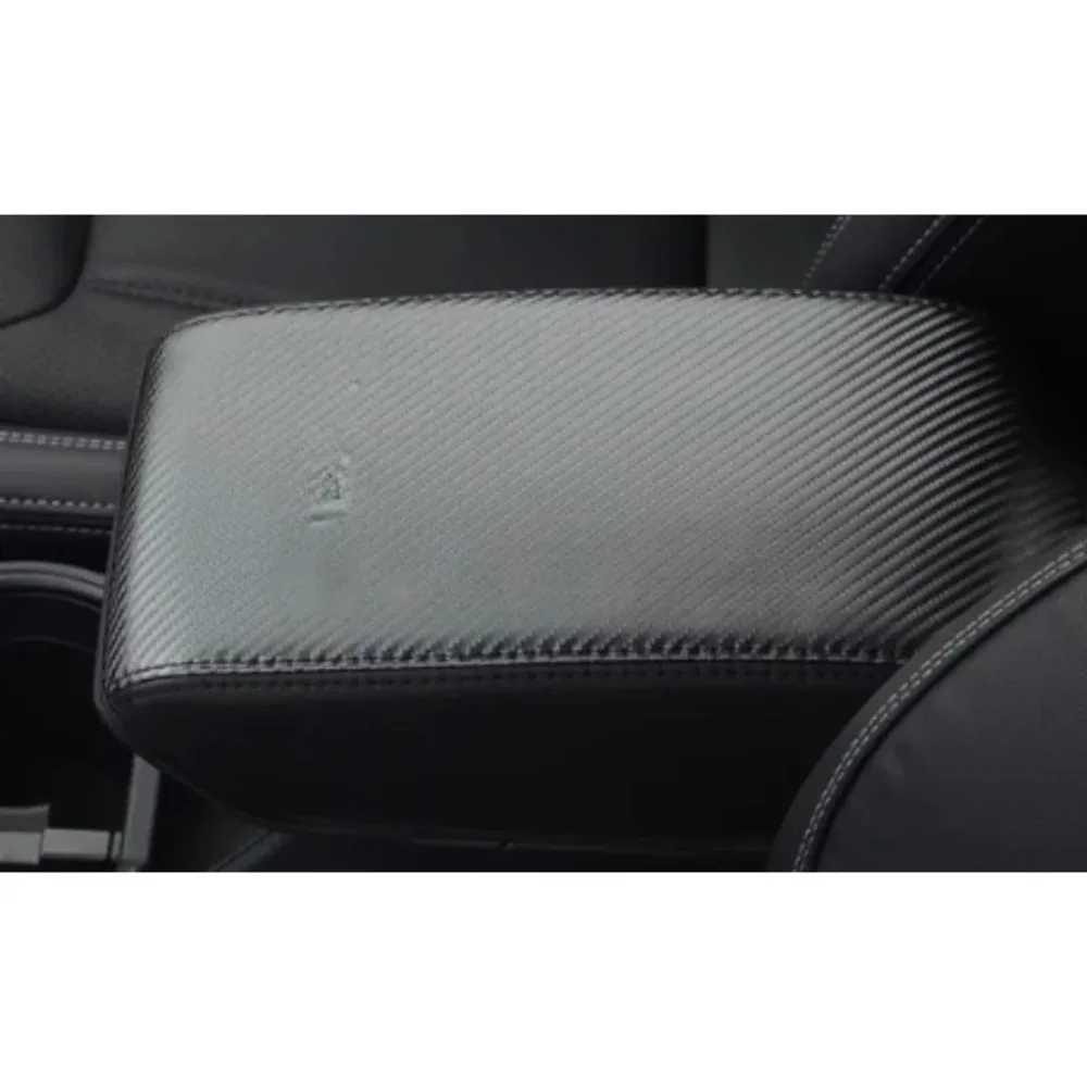 Armrest Boxes Cover Center Interior Armrests Box Cap Leather Boot for Subaru Forester XV 2013 2014 2015 2016 2017 2018 2019-2024