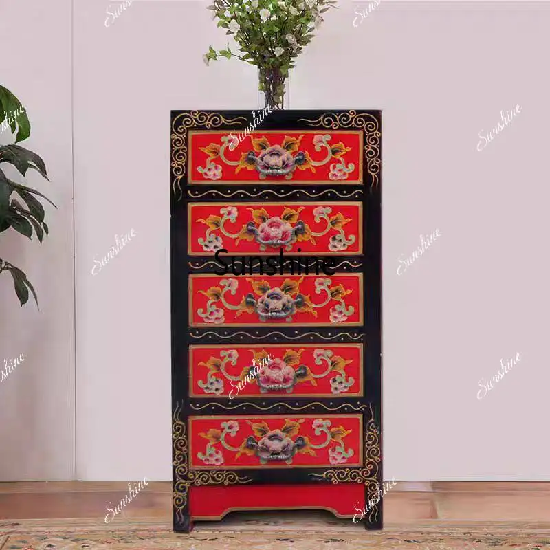 New Chinese chest of drawers bedroom classical locker