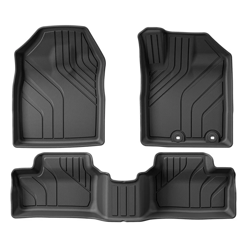 Car trunk mat TPE car floor mat suitable for Perodua Axia 2023-2024 all-weather trunk mat cargo lining seat back anti-dirty mat