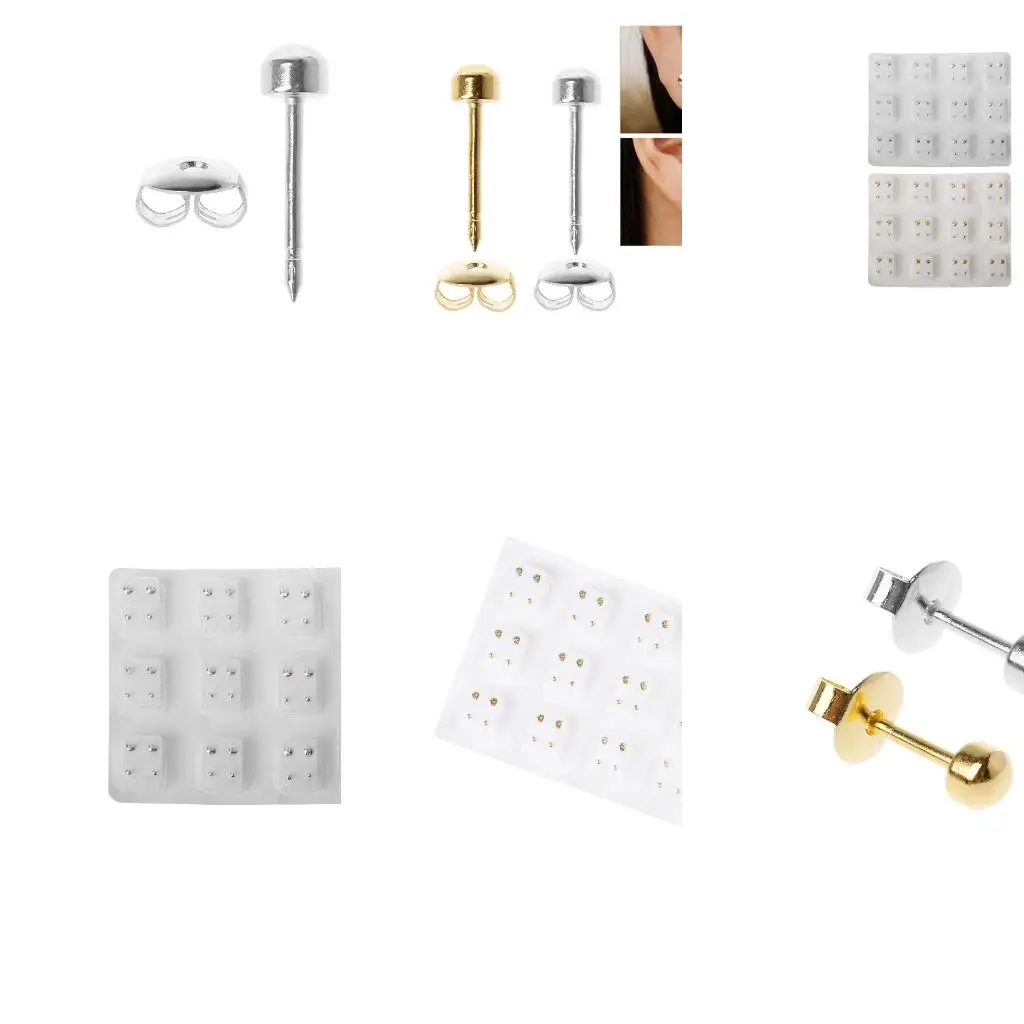 12 Pairs Ear Piercing Earring Disposable Set Ear Jewelry