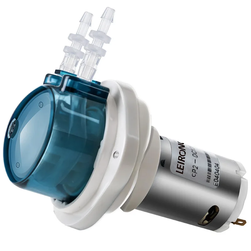Mini CP2 Peristaltic Pump Head, Self‑Priming Constant‑Flow Circulation Lab Pump, 12V 24V Laboratory Fluid Transfer Equipment