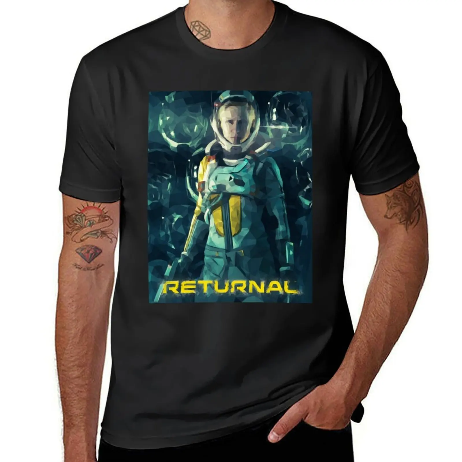 Returnal Game Low Poly Fun Art For Ps5 And Pc New Release T-Shirt tees summer top t shirt for men