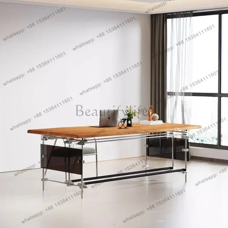 LJY Office Desks Computer Desk Studio Conference Table Bauhaus Optical Axis Elm Room Offices And Workstations Room Desks