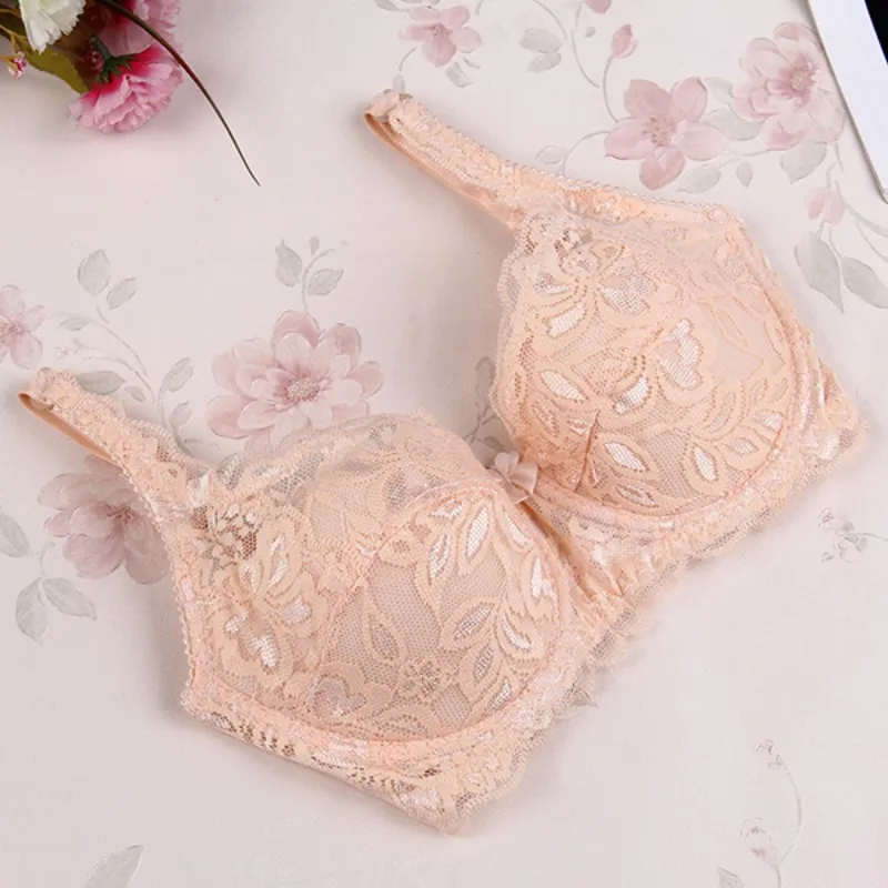 Girls Bra French Beautiful Back Bras Women's Thin Lace No Steel Ring Sling Bra Adjustable Bra Young Girls Training Underwear