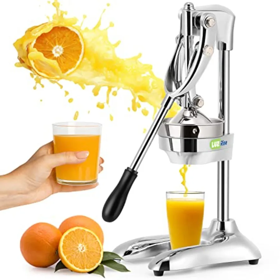 

Manual Juicer Hand Press Professional Citrus Juicer Countertop Metal Orange Lemon Pomegranate Squeezer for Commercial Home Rest