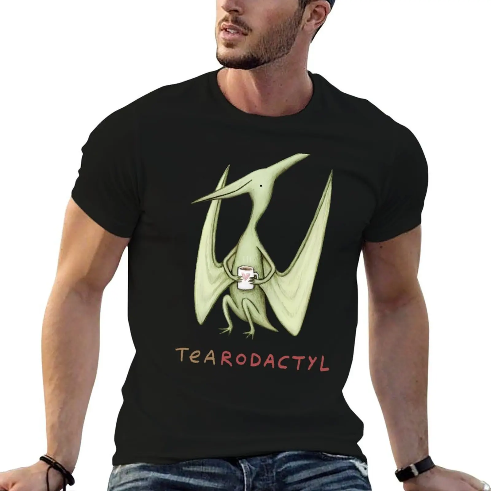 

Tearodactyl T-Shirt cotton t shirt pack t shirts for man graphic vintage t shirt personalised T-shirt