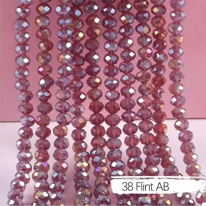 2mm 4mm 6mm 8mm Rondelle Austria Crystal Beads Faceted Glass Beads Loose Spacer Beads for DIY Bracelet Garment Making - Image 27