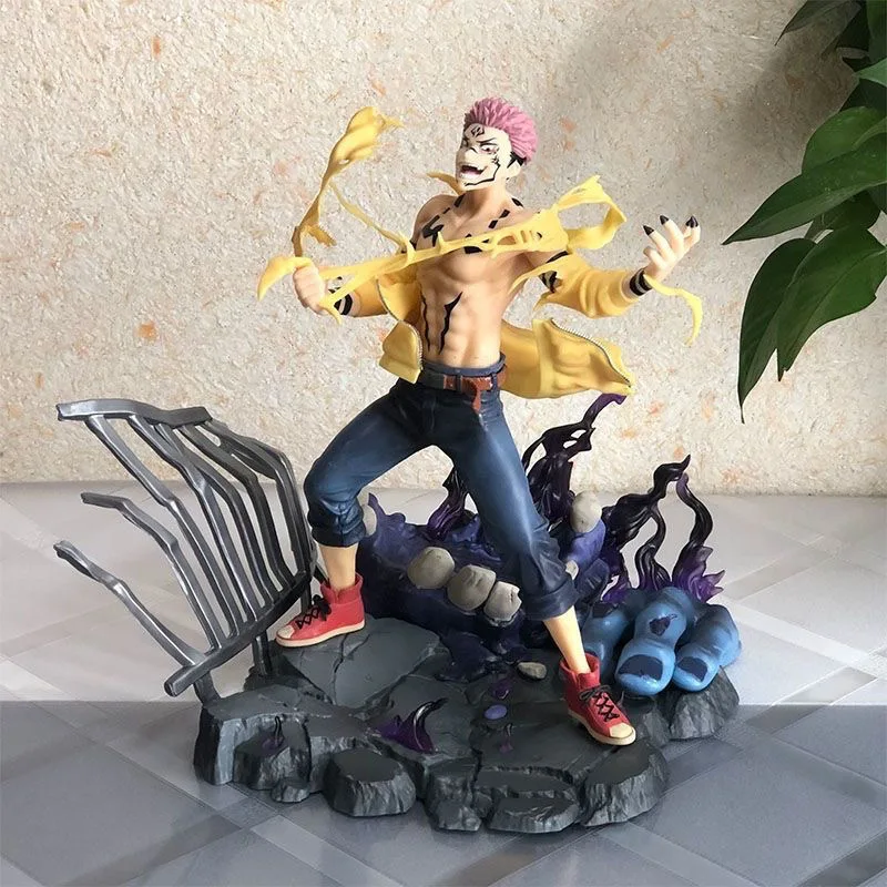 25cm Jujutsu Kaisen Ryomen Sukuna Figure Model Toy PVC SSF eStream MAPPA  Action Figures Statue Collecting Decorative Gifts