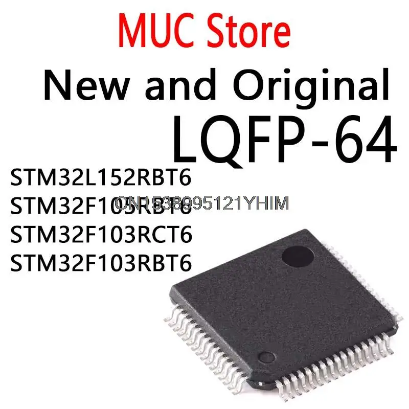 

50PCS LQFP-64 Microcontroller Chip In Stock STM32L152RBT6 STM32F105RBT6 STM32F103RCT6 STM32F103RBT6