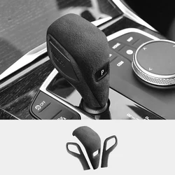 For BMW G20 F40 G28 G23 1 3 4 Series Z4 G29 Made of Alcantara Wrap Gear Shift Knob Cover Trim Car Accessories Made of Alcantara