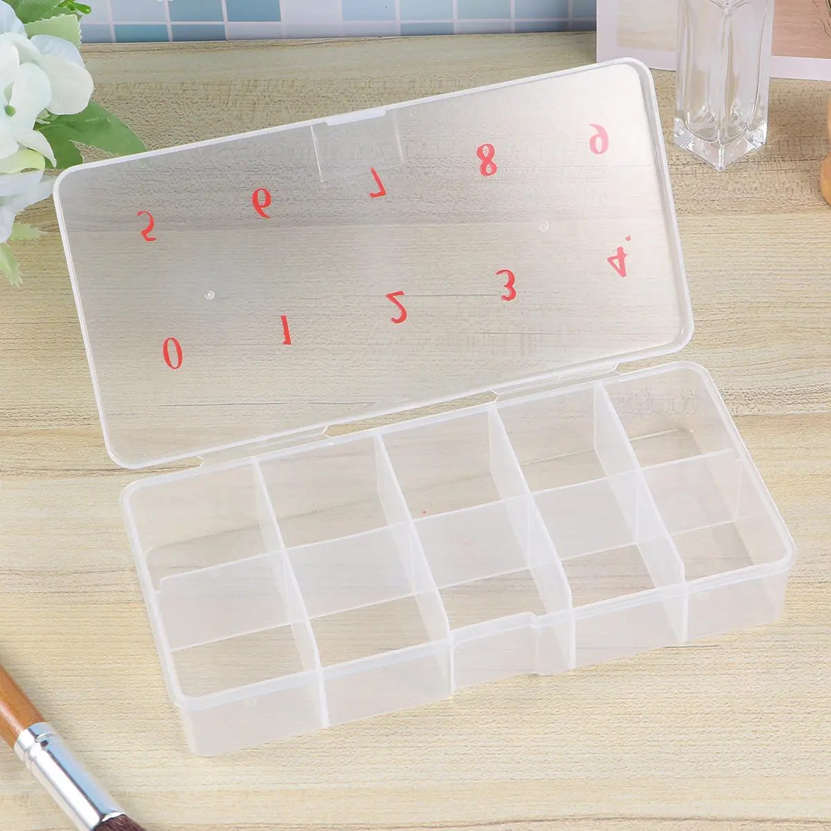 3 Pcs Fingernails Organizer Fake Organiser Storage Boxes Art Holder False Case Organisers Artificial