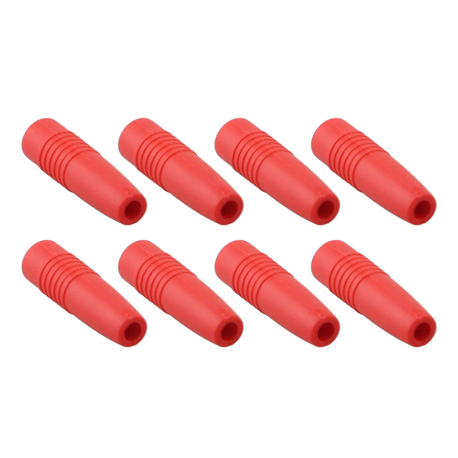 10 Pcs 4mm Speaker Banana Female Insulated Adapter With Nickel Plated Brass And PVC Sheath For Electrical And Audio Applications