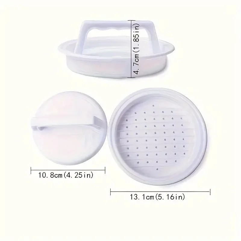 1pc Hamburger Press Stuffed Burger Press Plastic Meat Grill Party BBQ Burger Maker Mould Hamburger Maker Kitchen Tool view 5