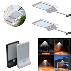 PIR Sensor Solar Street Light Garden Garage Light LED Light 48led with Mounting Pole for Outdoor Garage Garden Street Shed Yard