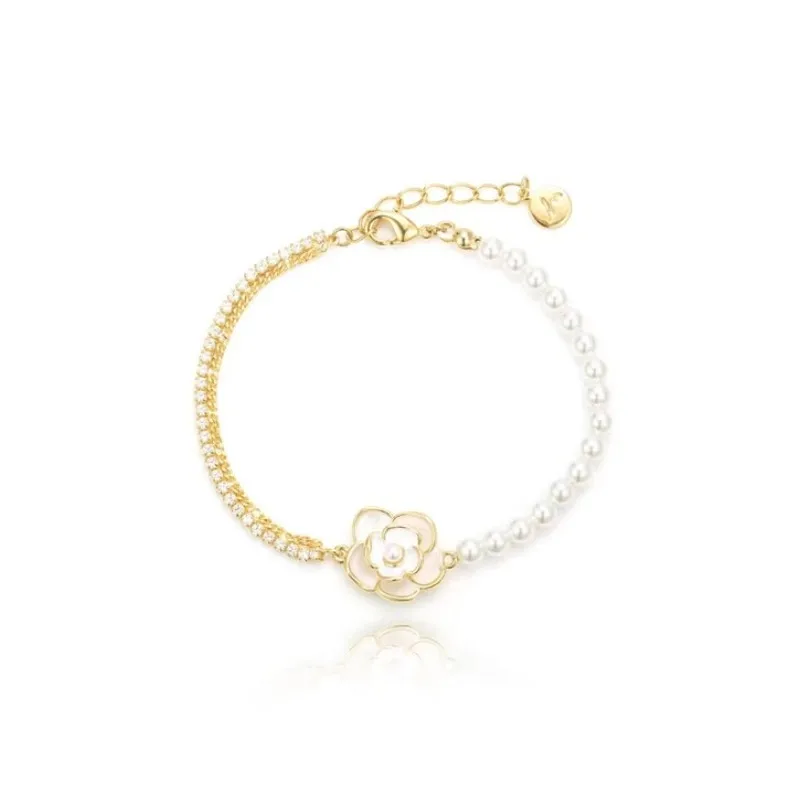 Camellia Bracelet Women's Light Luxury High-end Niche Exquisite Fragrance Versatile Accessories Wholesale