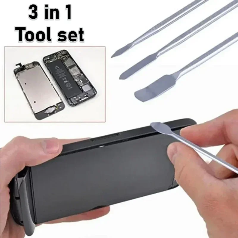 Metal Crowbars as Mobile Phone Repair Opening Tools, MetalCrowbar Disassembly Kit, Phone Spatula, and Hand Tools Set, Universal