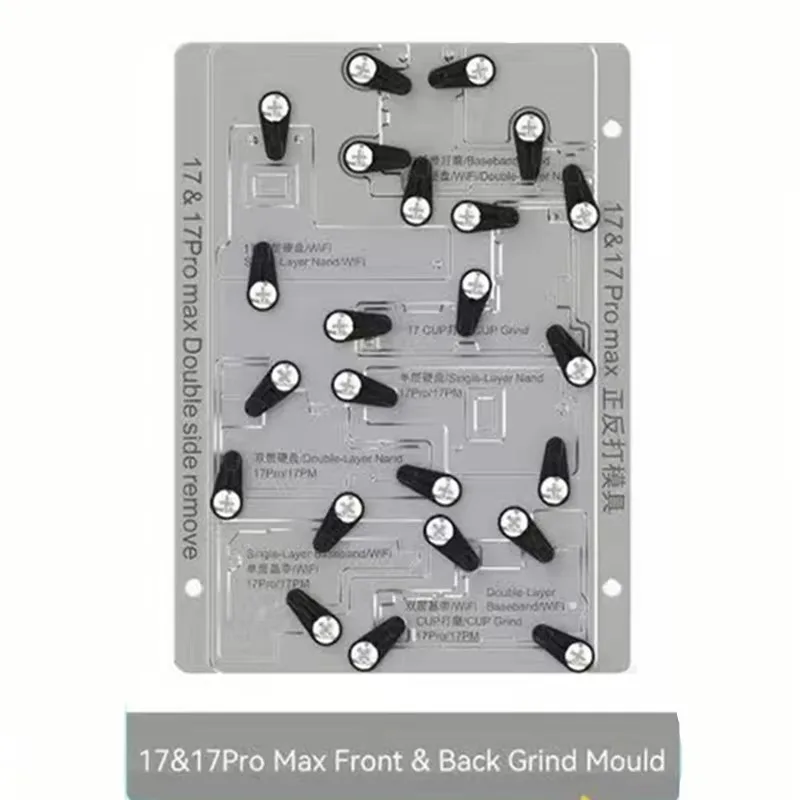 EM03 Metal Grinding Mould For Phone Mainboard Touch IC Card Slot Chip Rear Camera Ring Disassembly Repair Accessory
