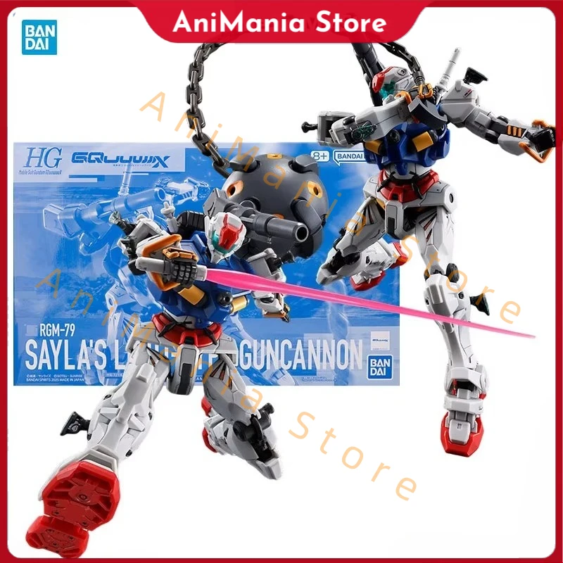 

BANDAI PB LIMITED HG 1/144 Gundam GQuuuuuuX RGM-79 SAYLA'S LIGHT-TYPE GUNCANNON Anime Action Figures Assembly Collection Toy