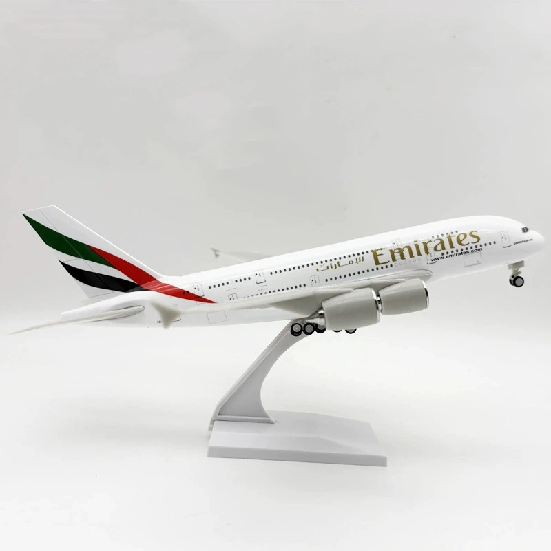 ダイキャスト 30 センチメートル 1/240 スケール樹脂エアバス A380 UAE