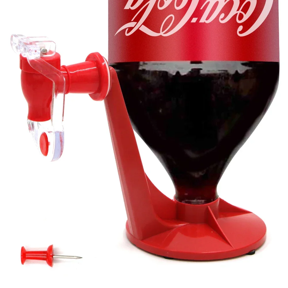 Soda Beverage Dispenser Bottle Coke Upside Down Drinking Water Dispense Machine Switch for Gadget Party Home Bar  Water Pitcher