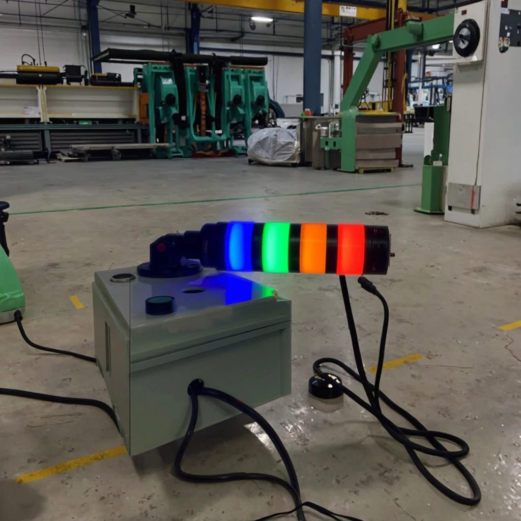 Series 70mm IP54 Signal Tower Light New DC 24V ABS Multi-Layer Detachable Equipment Indicator Lights