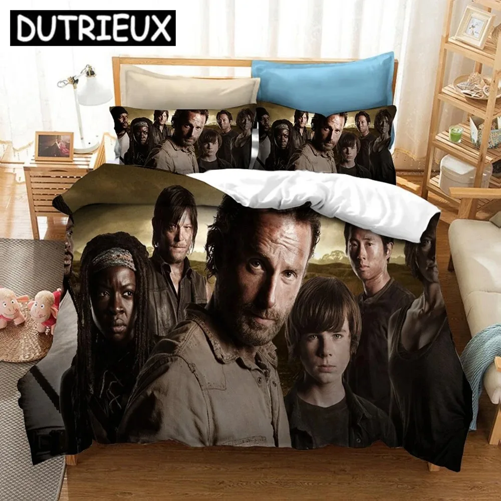 

The Walking Dead 3D Printed Bedding Set Duvet Covers Pillowcases Comforter Bedding Set Bedclothes Bed Linen