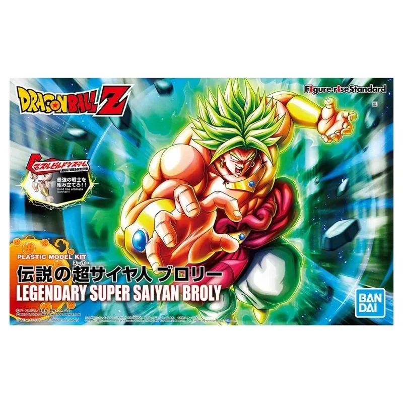 Op voorraad Echte Bandai Figuur-rise Standaard Dragon Ball Legendarische Super Saiyan Broly Assembly Anime Action Figure Speelgoed Geschenken