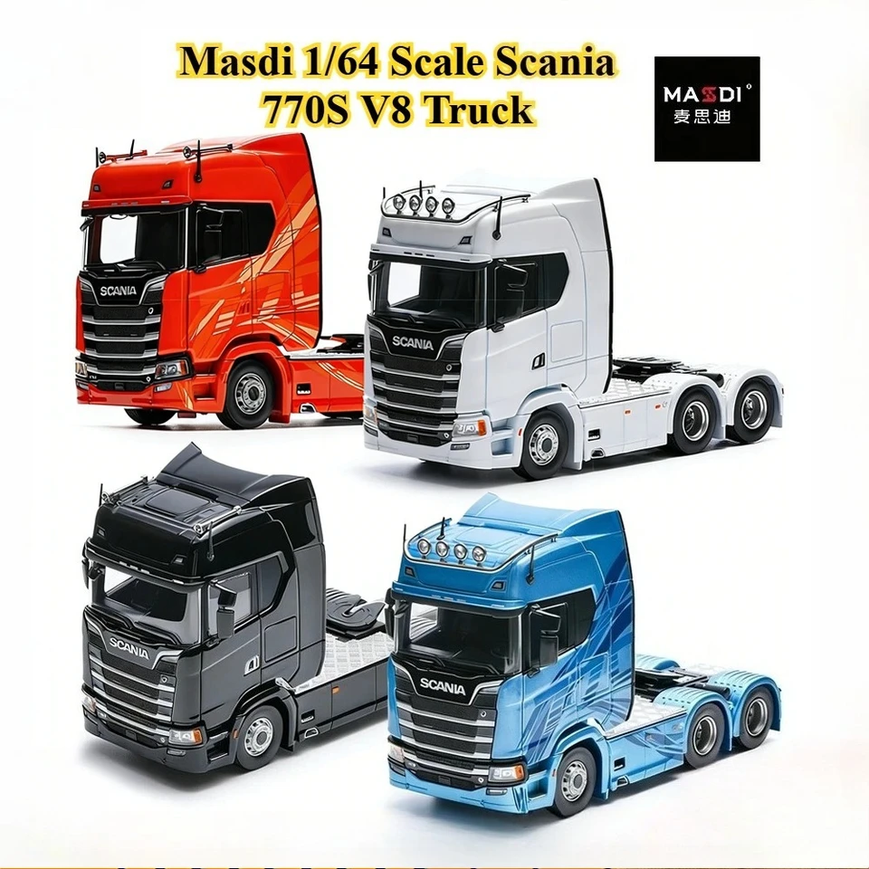 Masdi 1/64 Scale Scania R500 770S V8 Tractor Truck Transport