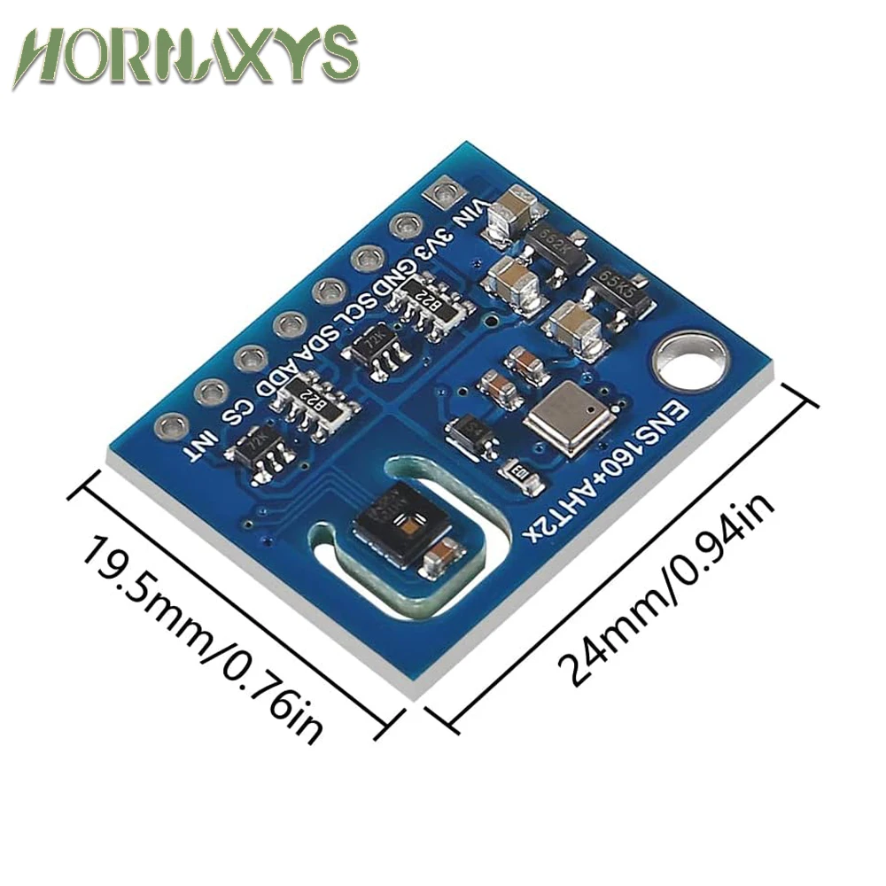 ENS160+AHT21 CARBON Dioxide CO2 eCO2 TVOC Air Quality And Temperature And Humidity Sensor Replace CCS811 For Arduino