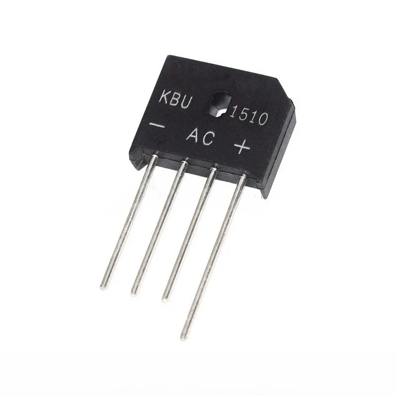 KBU810/KBU1510/KBU1010/KBU808/KBU608/KBU406 Bridge Rectifier 15Pcs Flat Lead for Power