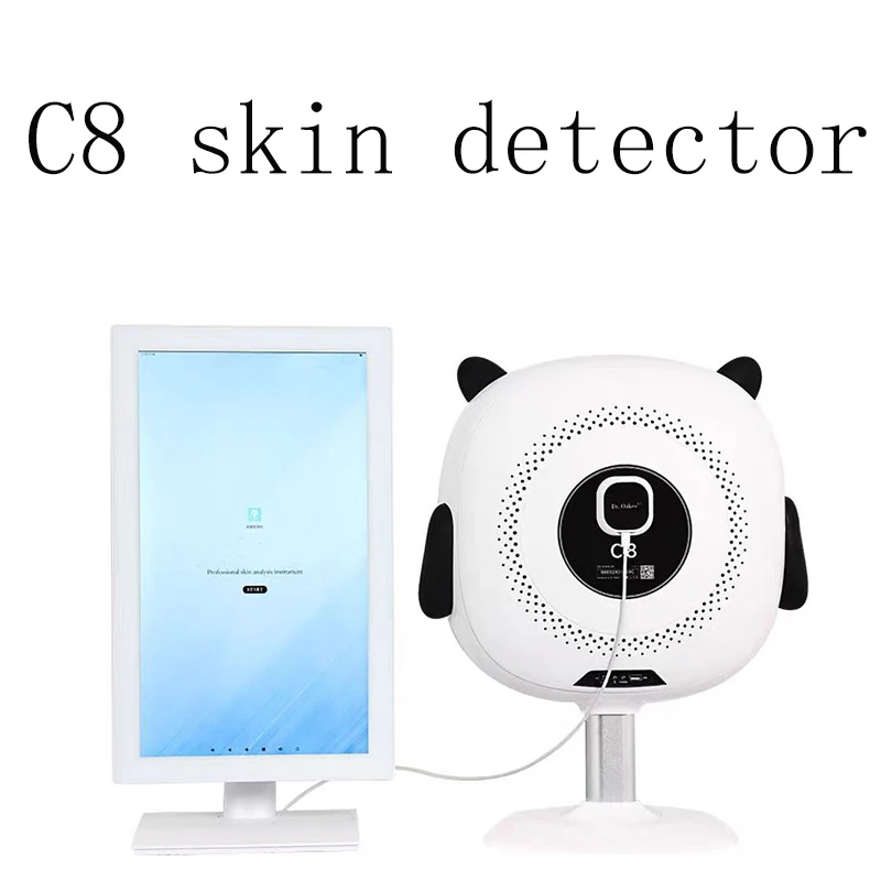 C8 Skin Detector, Eight Spectrum Moisture Pigment Spot Analysis, High-Definition Detection